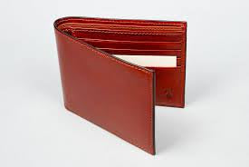 Sierra RFID ID Billfold- Tuscan Italian Leather Wallet Acacia