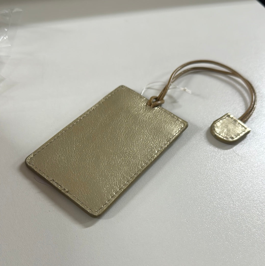 ili New York Slim Leather Luggage Tag