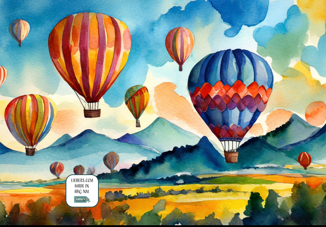 Lieber's Luggage® Greeting Cards Hot Air Balloons