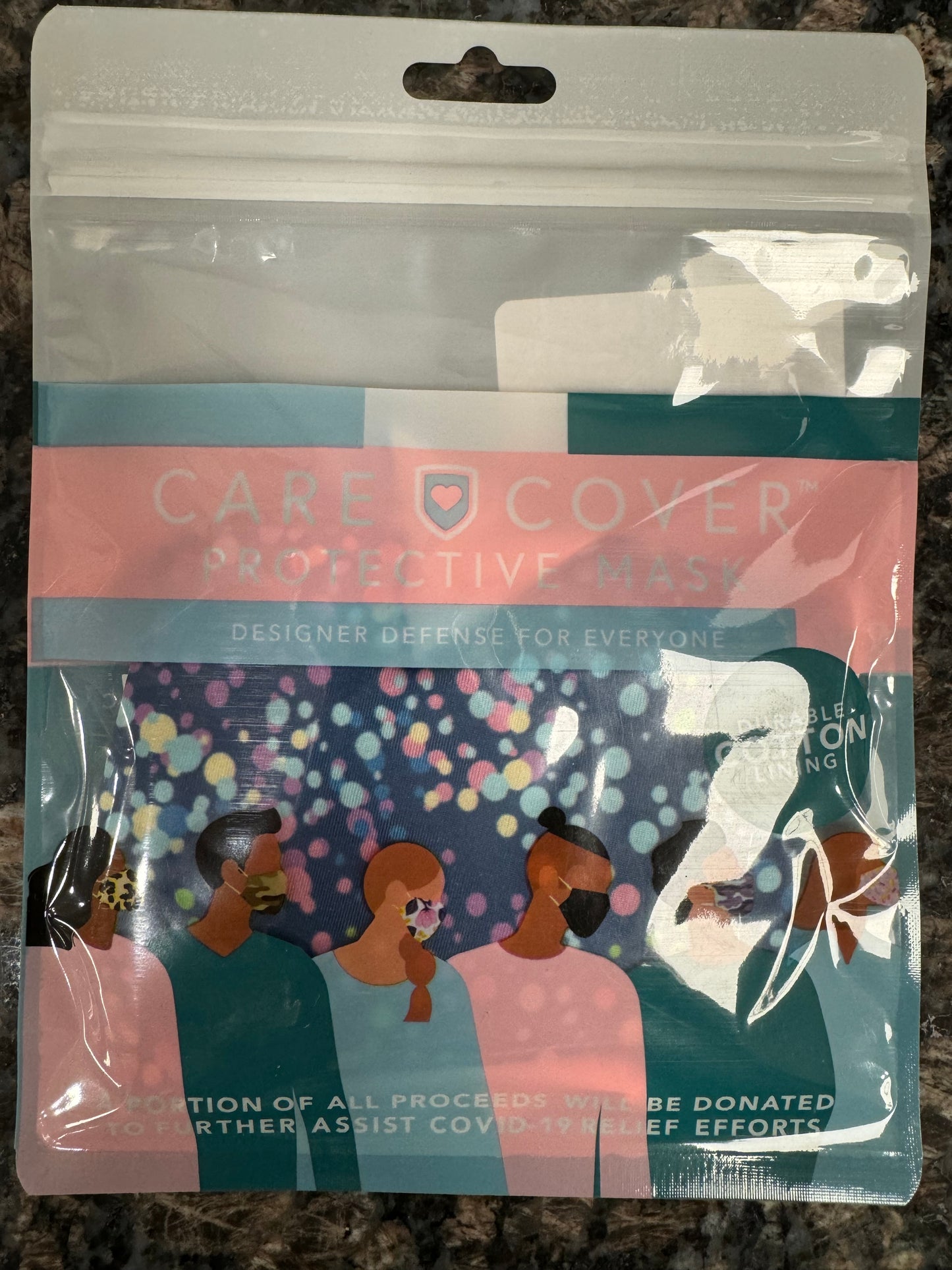 Care Cover Protective Face Mask - Assorted- $1.99