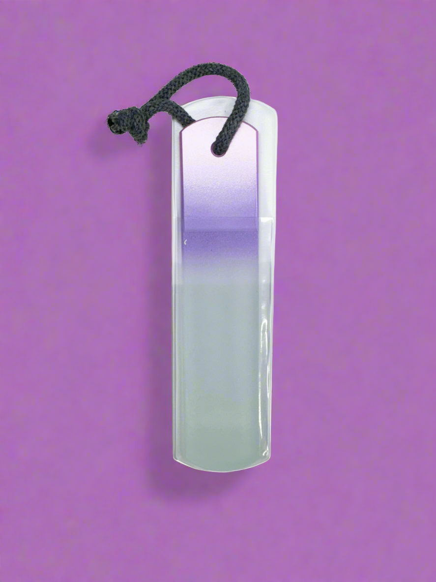 Czech Crystal Spa Bar Nail File with Rope Lavender