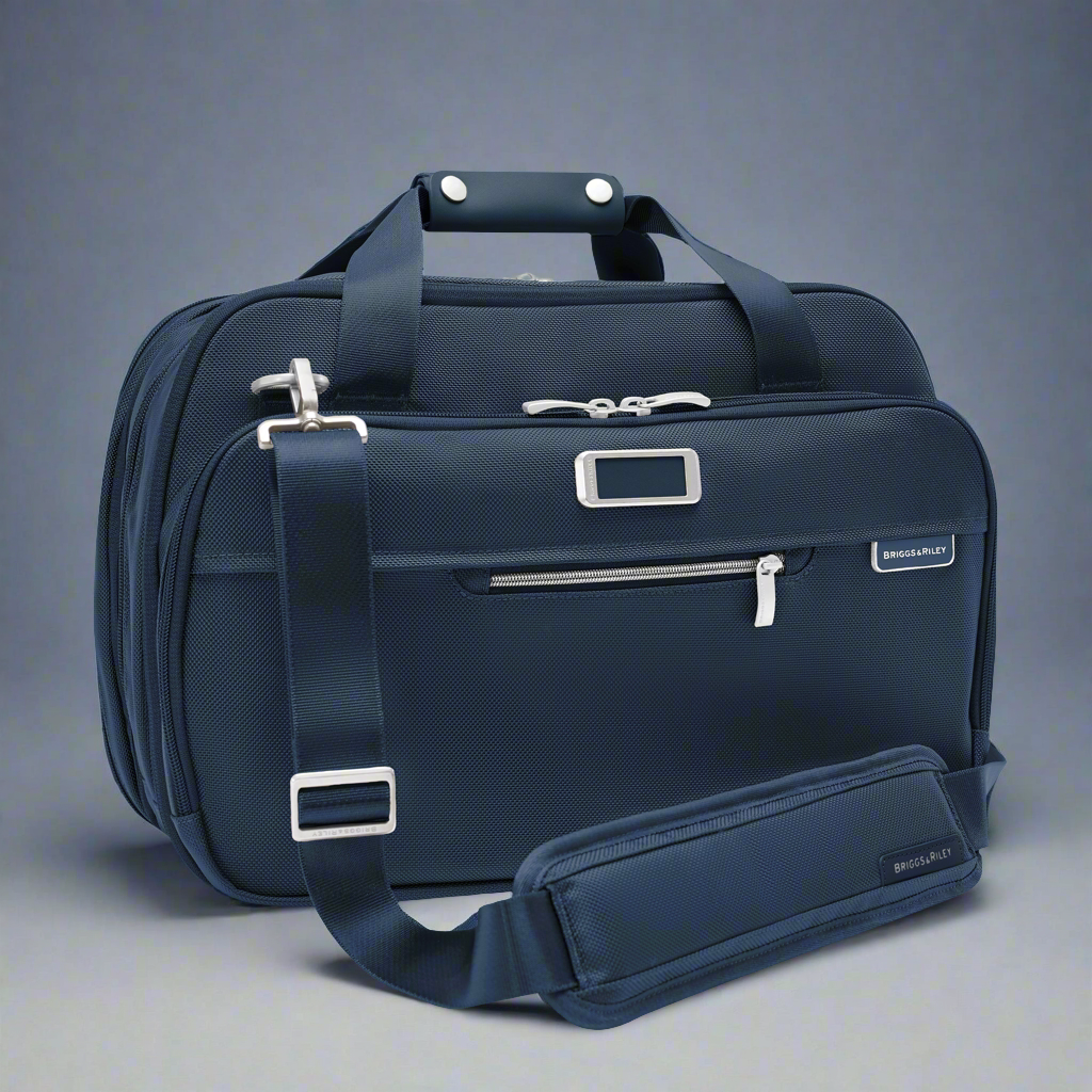 Briggs & Riley Baseline Expandable Cabin Bag (Free Monogram)- BL231X Navy