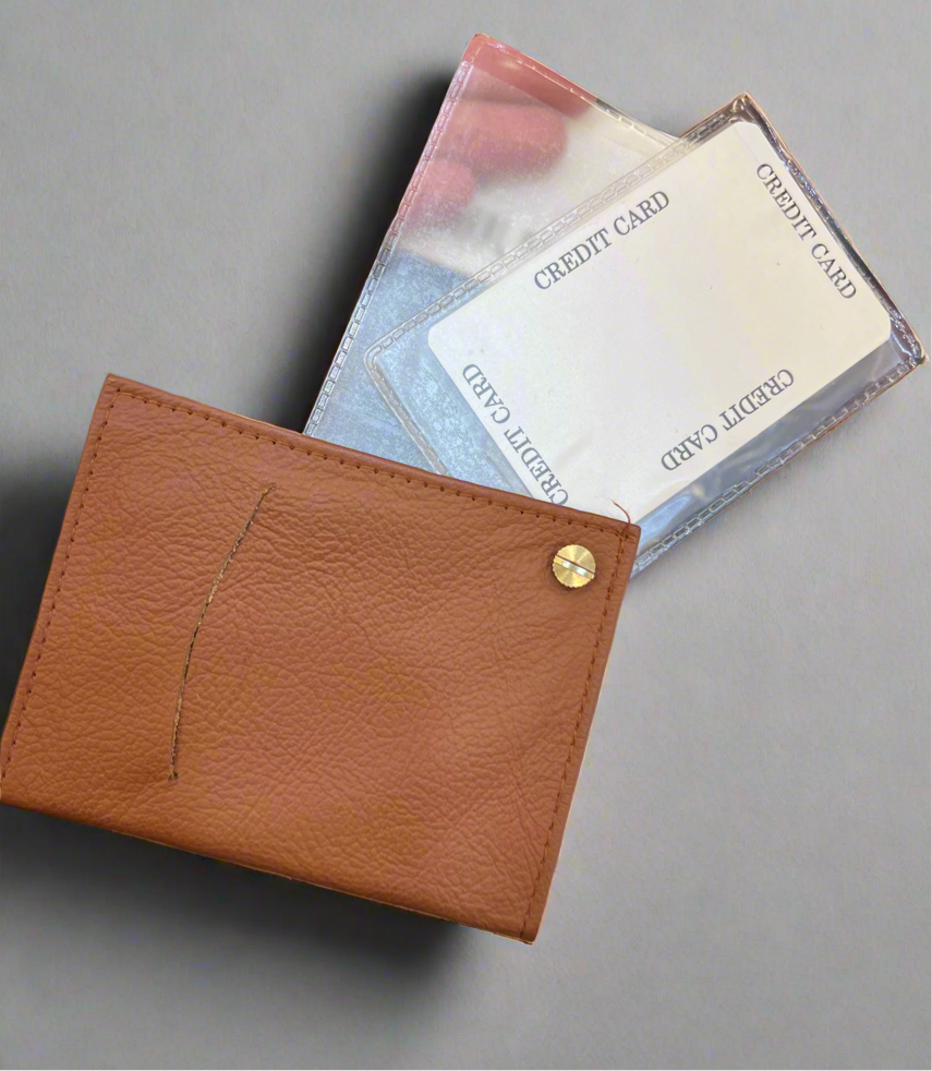 Business Card Slide Holder (Tan)