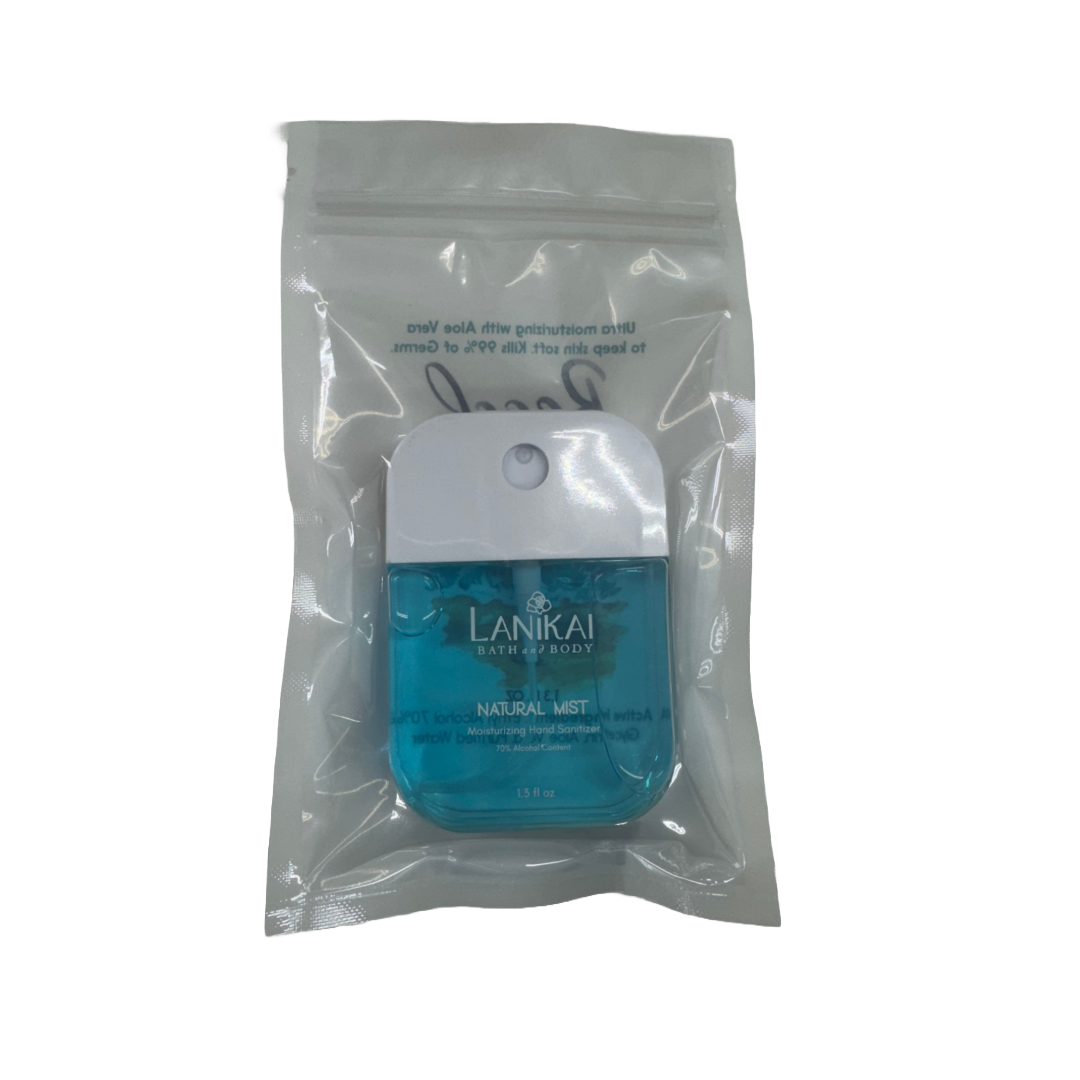 Lanikai Travel Sized Pocket Hand Sanitizer Spray- 1.3 oz Beach