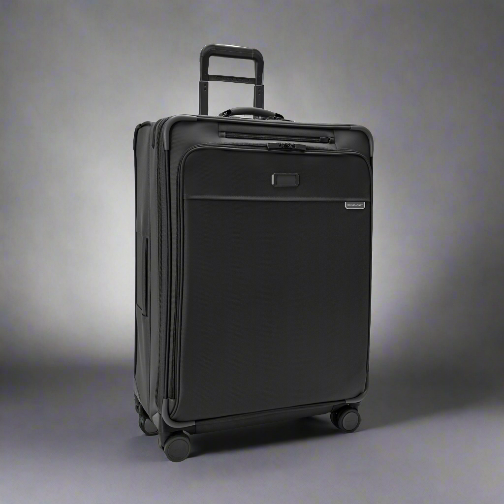 Briggs & Riley Baseline 29” Softside Expandable Spinner with Suiter (Free Monogram)- BLU129CXSP Black