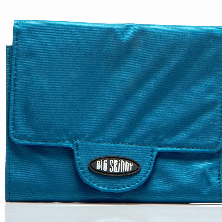 Big Skinny Trixie Trifold Clutch Wallet- $29.95 Ocean Blue