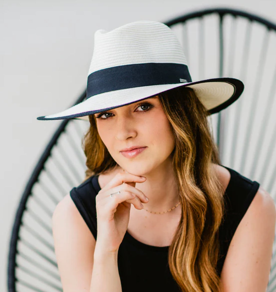 Wallaroo Packable Hat- Carkella Lauren UPF 50+ Lauren-Ivory