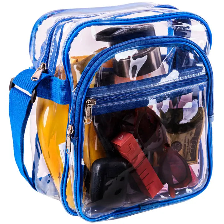 SHYLERO Stadium Messenger Bag- 9.84x8.3x5.12 inches- $19.99 Blue