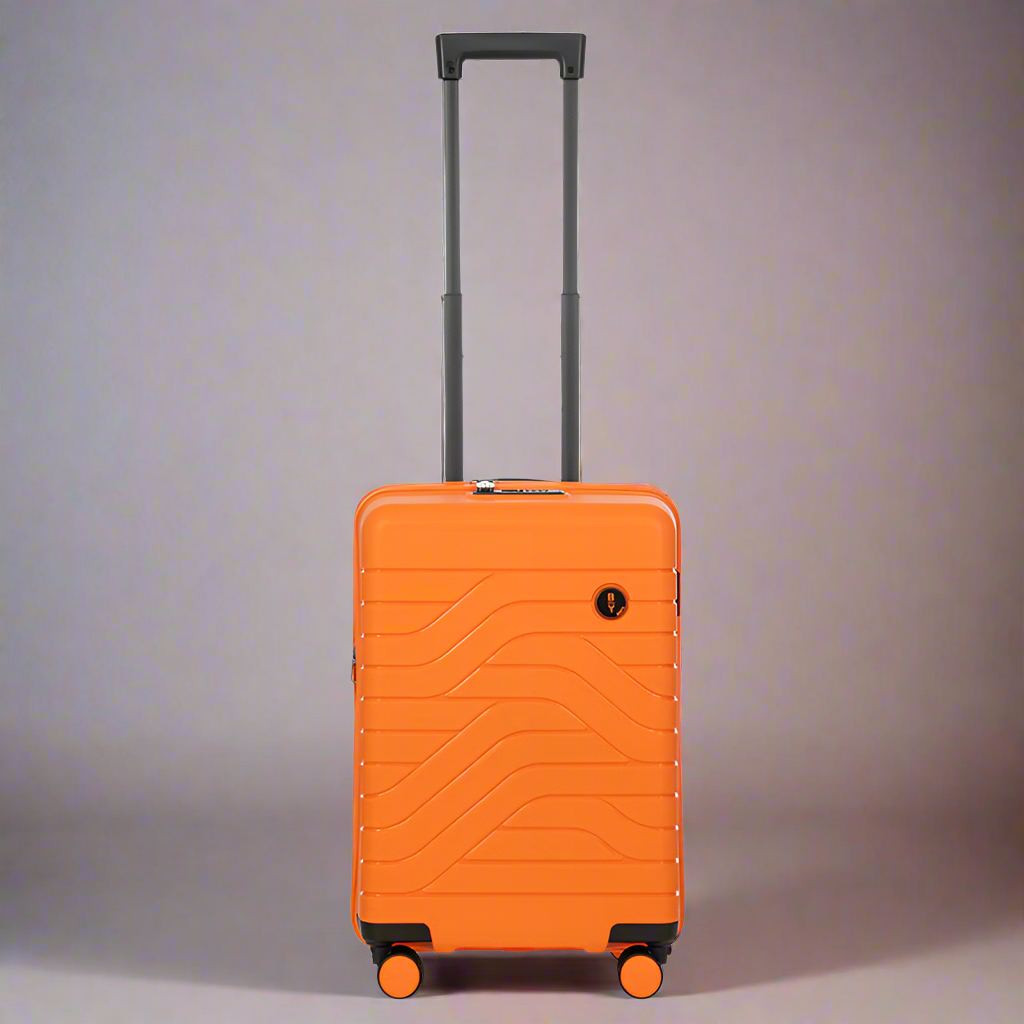 Bric's Ulisse 21" Carry-On Hardside Expandable Spinner Orange