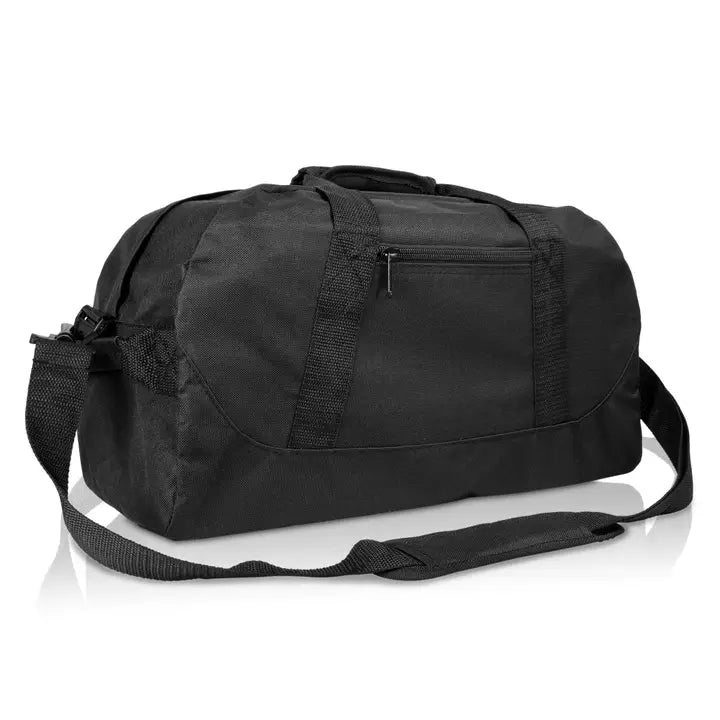 Dalix 18" Two Tone Duffle Bag Black