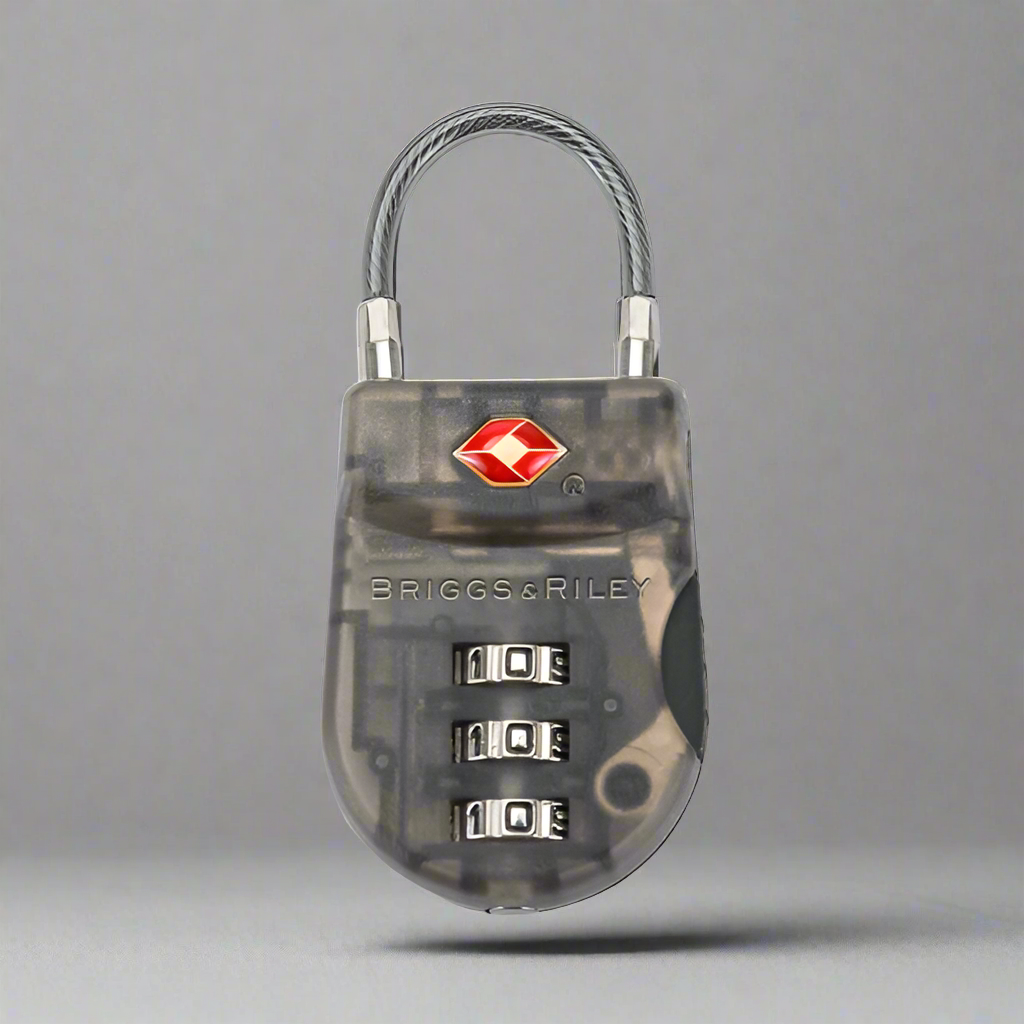 Briggs & Riley TSA Cable Luggage Lock - ACC-W15-21 Smoke