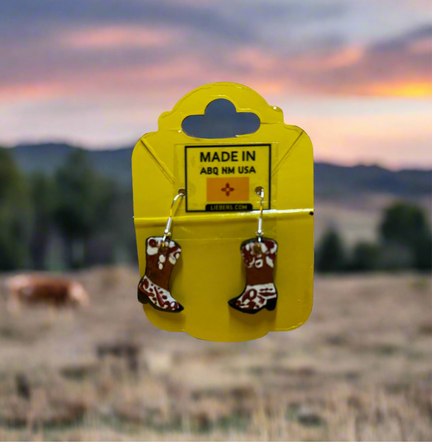 Lieber's Luggage® Lab- Earrings Handcrafted in ABQ NM
