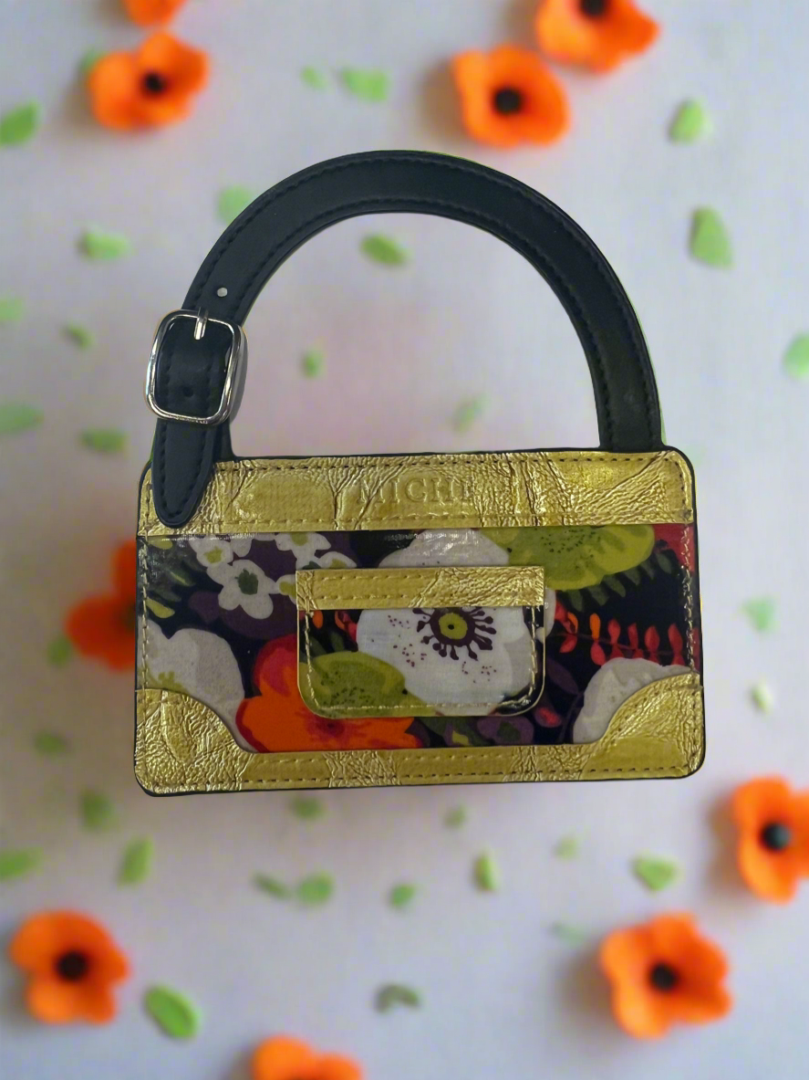 Miche Luggage Tags Floral Gold