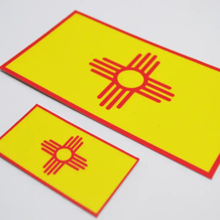 Metal the Brand - Zia Yellow Flag - Sticker Decal