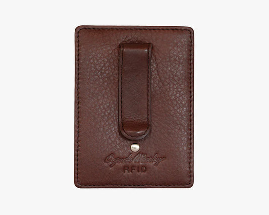 Osgoode Marley RFID Money Clip Leather Wallet- 1209 Espresso