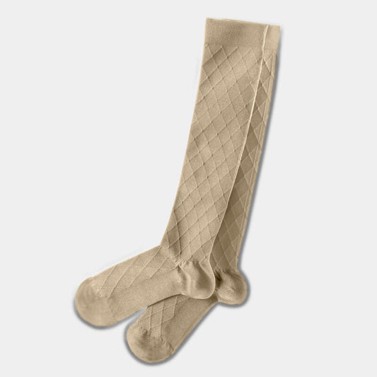 Travelon- Unisex Compression Socks - 12199-720- Medium- Sand Sand Medium
