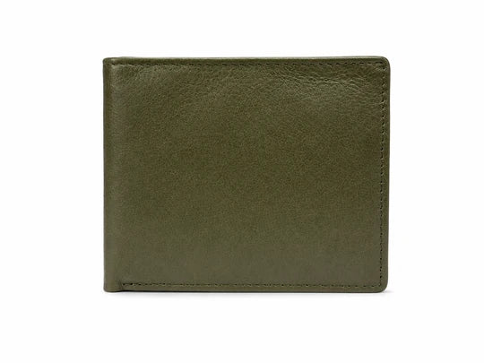 *NEW* Osgoode Marley Leather RFID Mini Thinfold Bifold Wallet with ID Holder - 1223 Olive