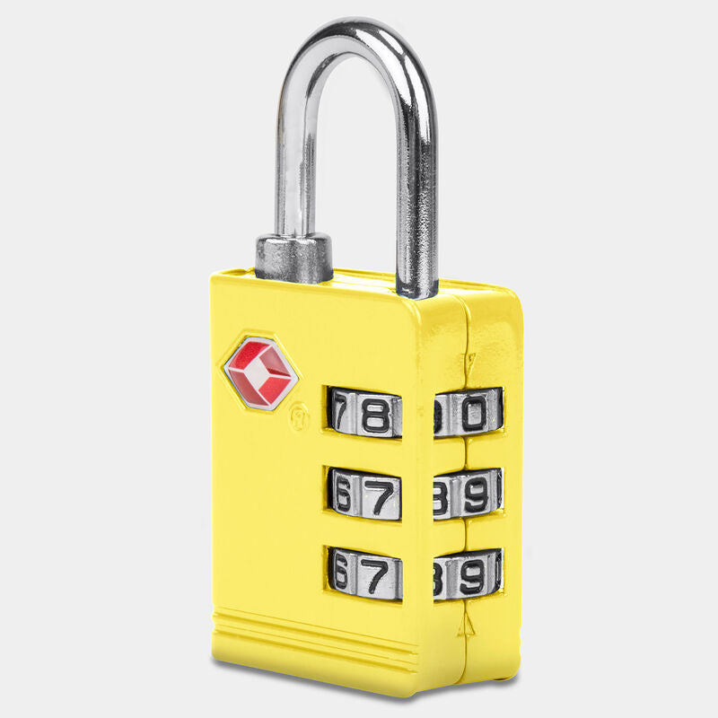 Travelon TSA Accepted Luggage Lock Yellow