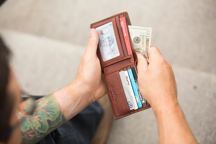 Osgoode Marley Leather RFID Thinfold Bifold ID Wallet- 1231/1301