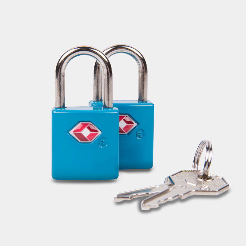 Travelon Set of 2 TSA Accepted Padlocks Blue