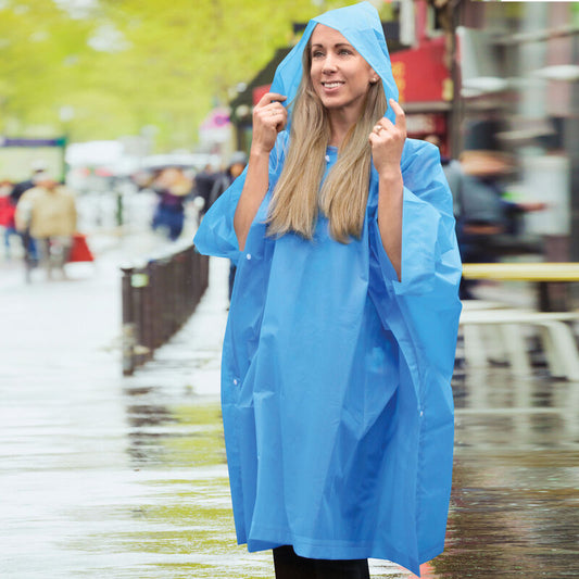 Travelon Rain Poncho Blue