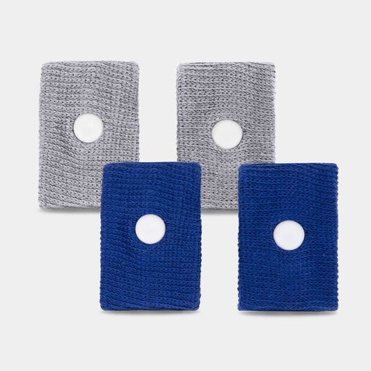 Travelon Set of 2 Motion Sickness Nausea Relief Wristbands Assorted Colors