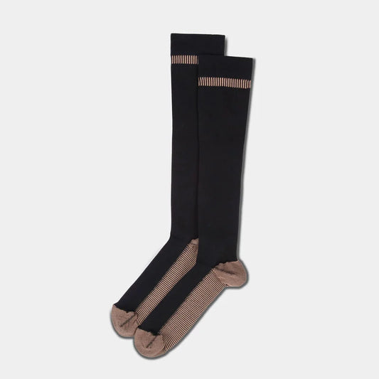 Travelon Copper Infused Compression Socks Black