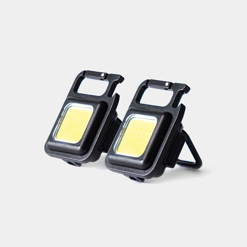 Travelon Set of 2 COB Multi-use Rechargeable Travel Lights Black