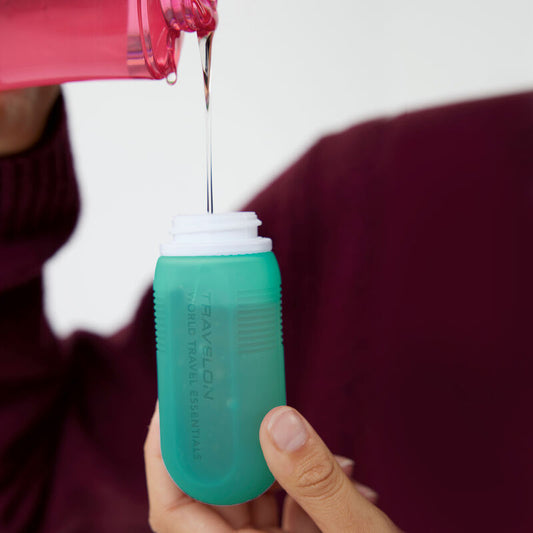 Travelon World Travel Essentials Set of 3 Leakproof (3 oz.) 3-1-1 Travel Bottle Tubes