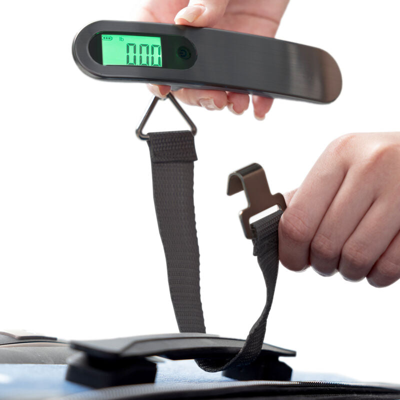 Travelon Transit Rechargeable Luggage Scale Black
