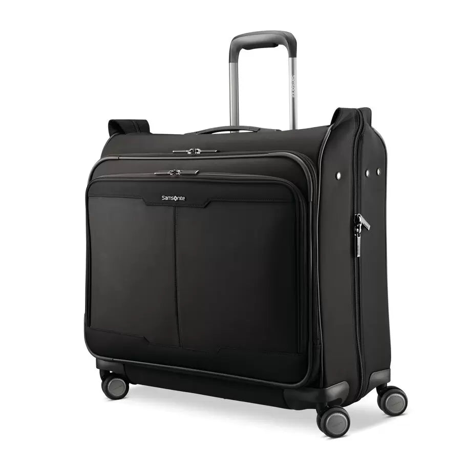 Samsonite SILHOUETTE 17 SPINNER GARMENT BAG - coverts to hanging wardrobe Black