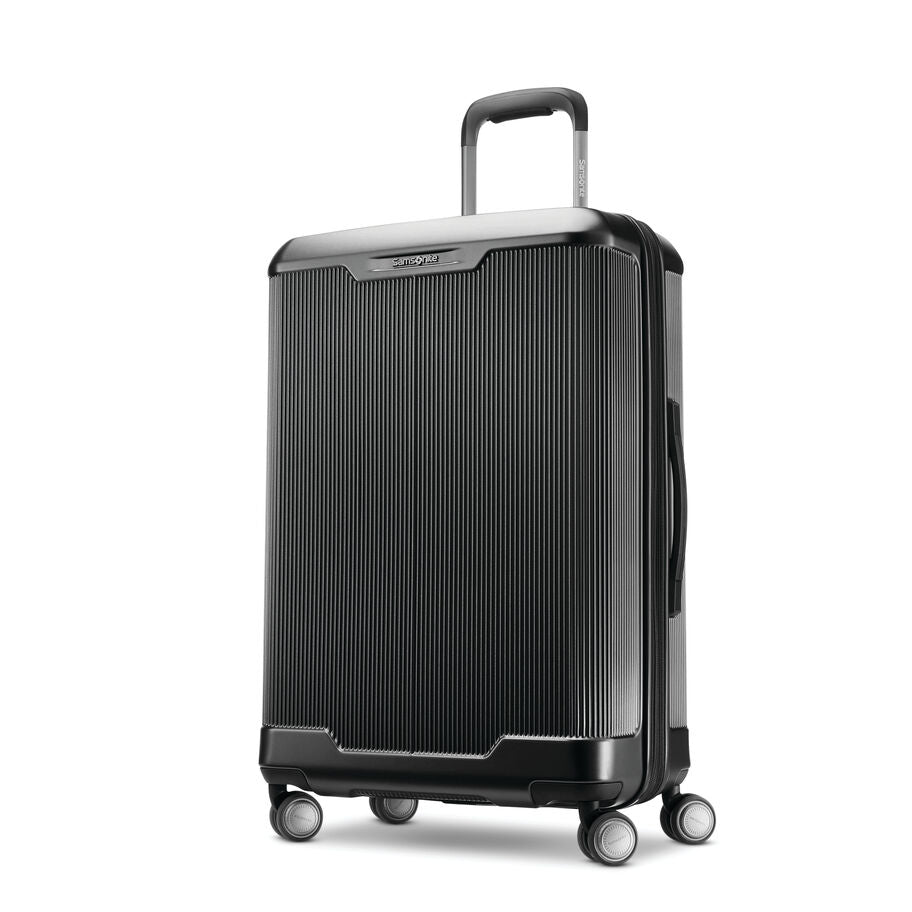 Samsonite SILHOUETTE 17 MEDIUM 28” HARDSIDED SPINNER with FlexPack™ + Suiter/Packing System- FLOOR MODEL Black