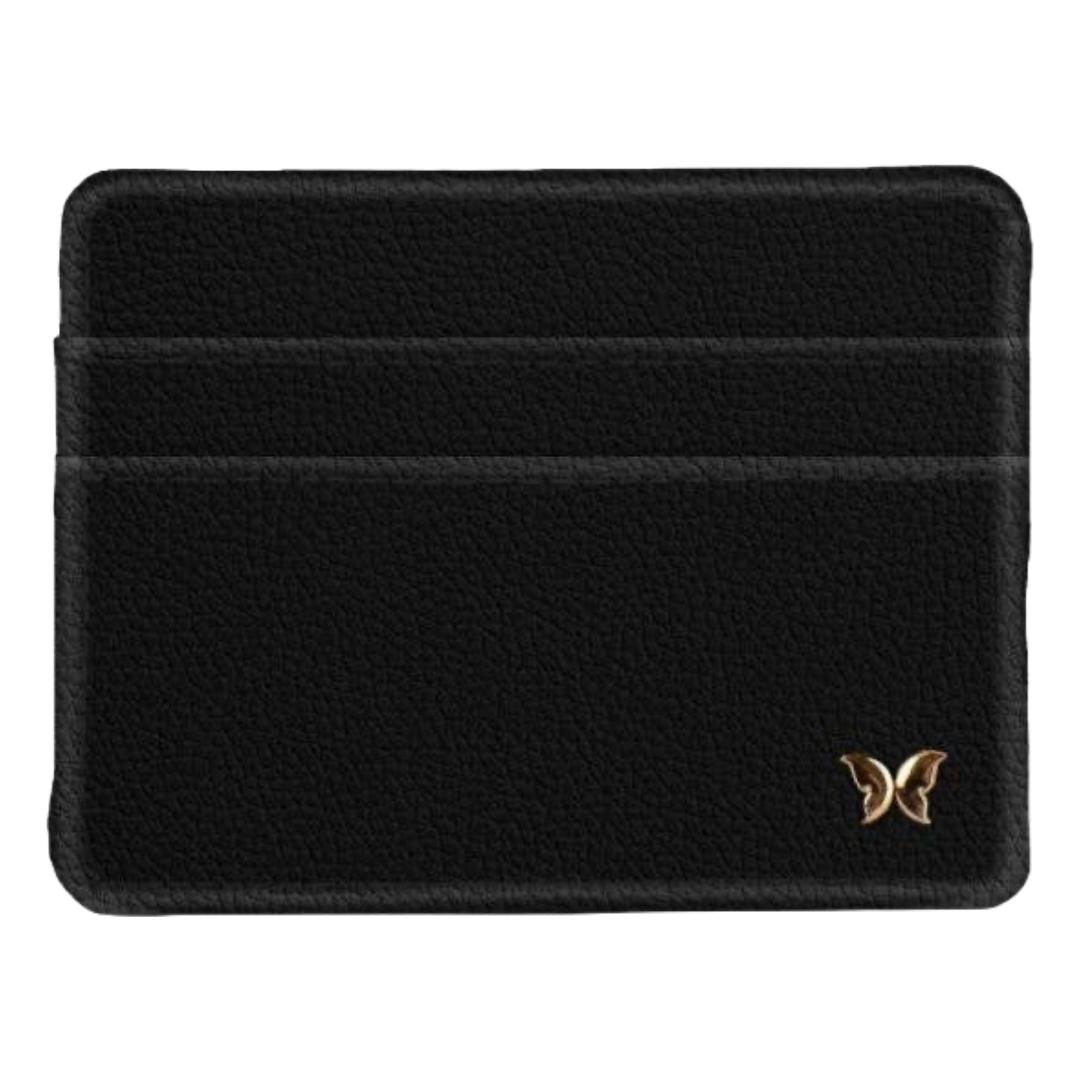 Monarque - Obsidian Black-Slim RFID Wallet Obsidian Black