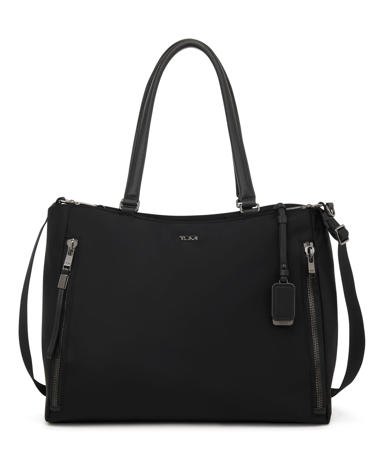 Tumi VOYAGEUR Valetta Large Tote Black Gunmetal
