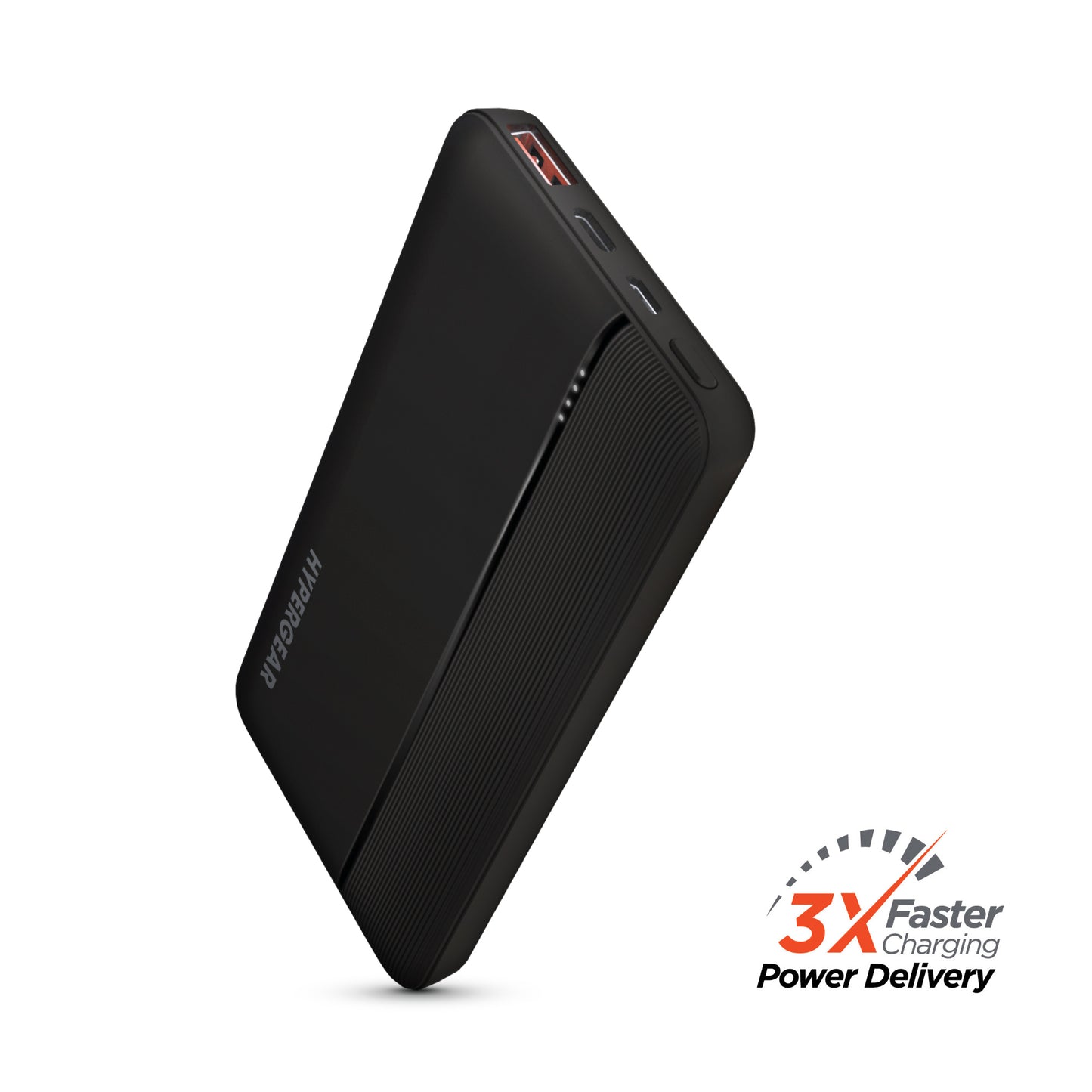 HyperGear 10000mAH 20W PD + USB Power Bank Black