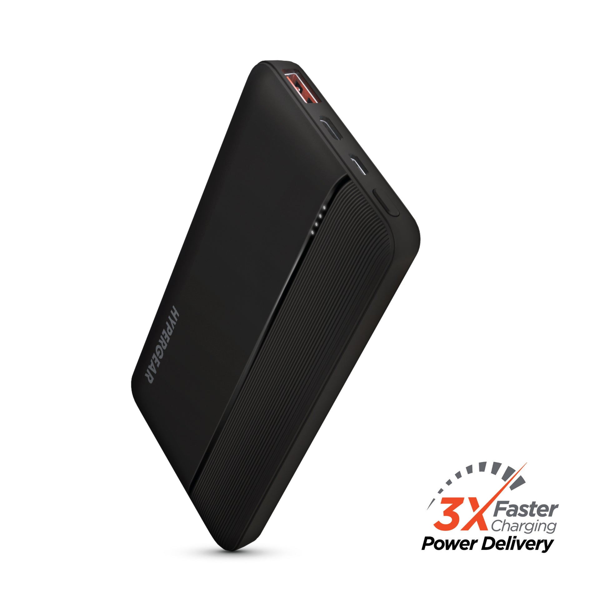 HyperGear 10000mAH 20W PD + USB Power Bank Black