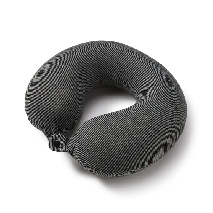 Bucky Memory Foam Neck Pillow Black Stripe