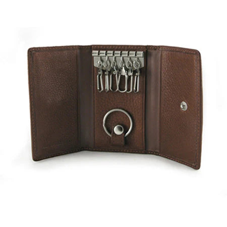 Osgoode Marley 6 Hooked Leather Zipper Key Wallet - 1591