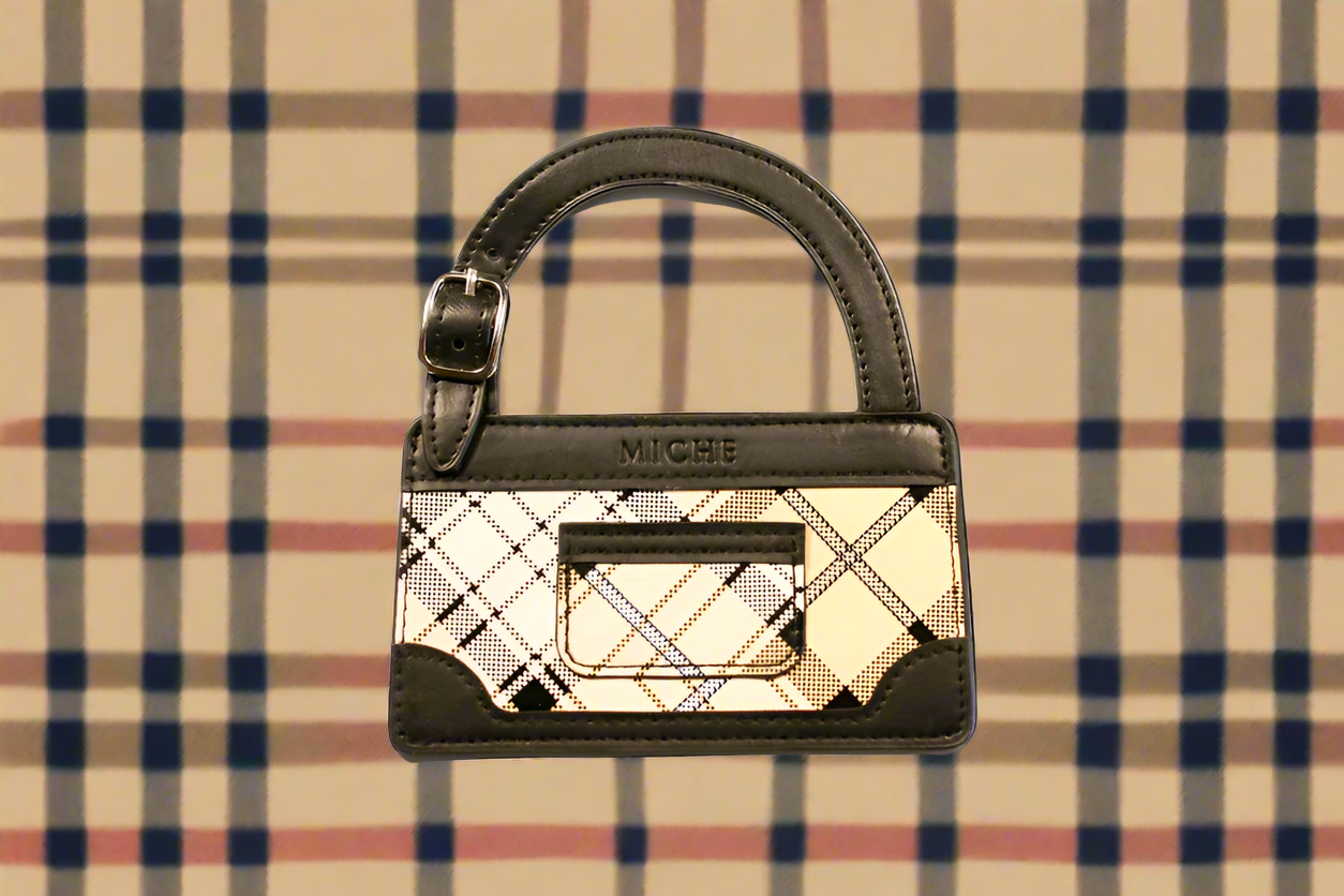 Miche Luggage Tags Plaid
