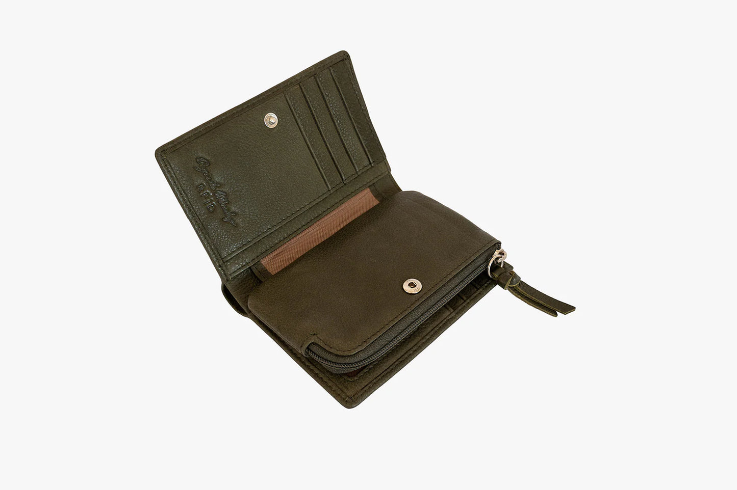 Osgoode Marley Leather RFID Double Snap 5" Wallet w/ Zip Pouch