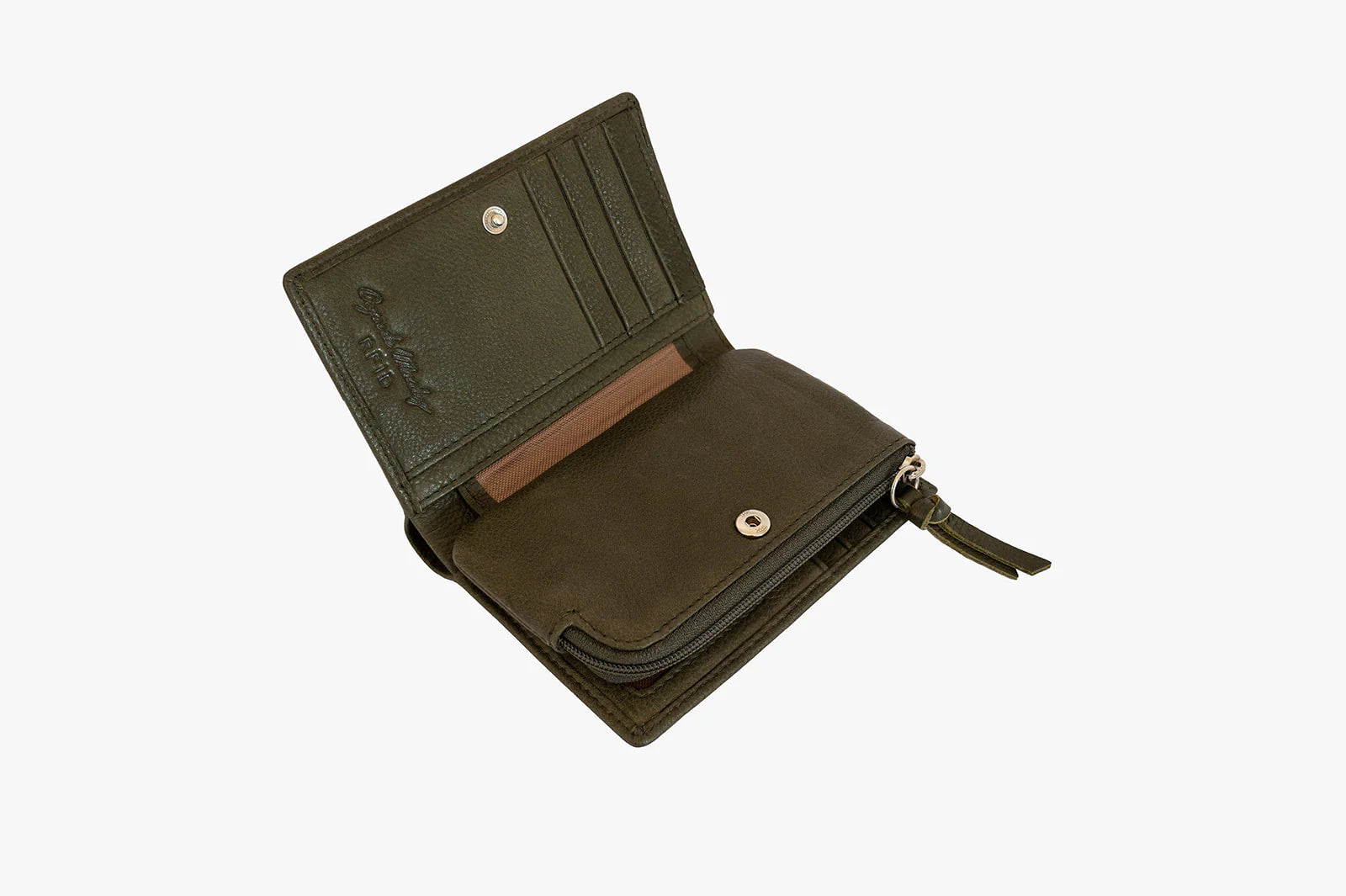 Osgoode Marley Leather RFID Double Snap 5" Wallet w/ Zip Pouch