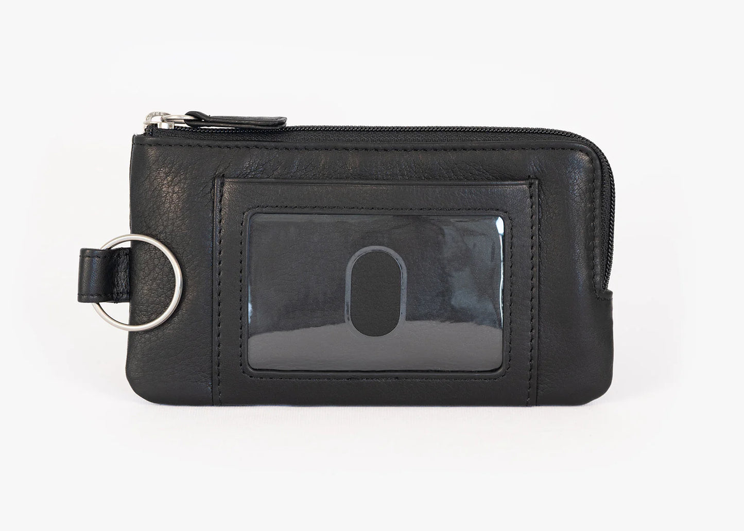 Osgoode Marley Leather RFID Card Holder w/ Zip Pocket