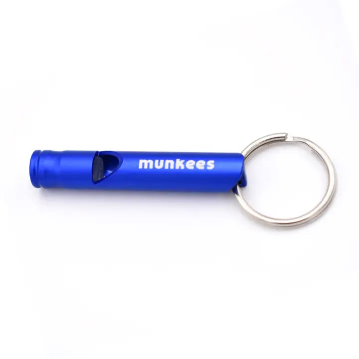AceCamp Aluminum Safety Whistle- Small Blue