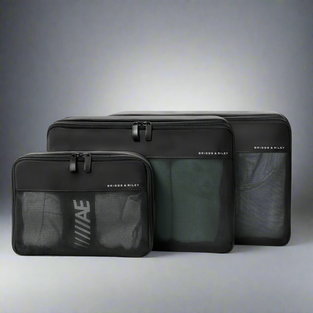 Briggs & Riley Expandable Packing Cube Set for Carry-Ons- X111 Black