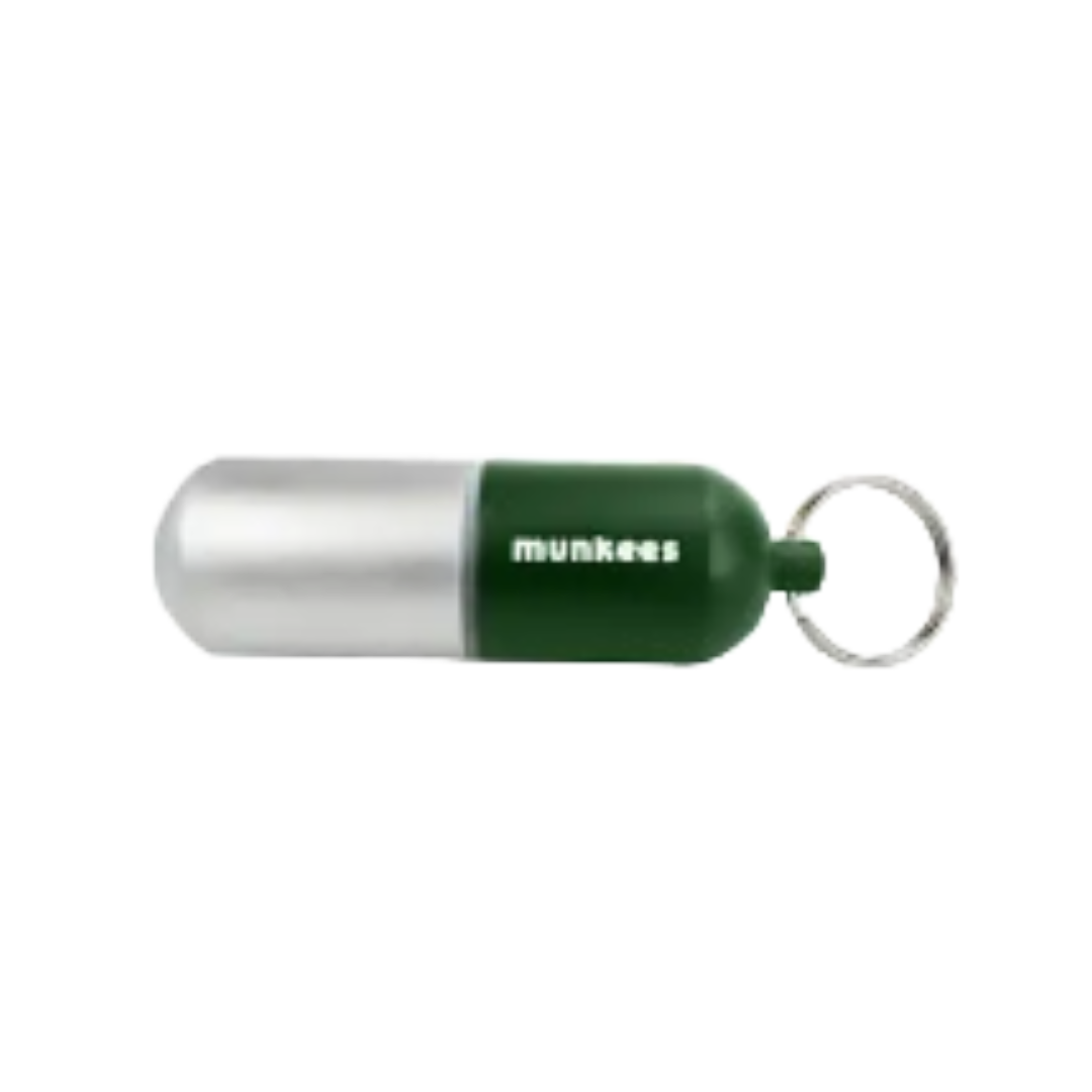 AceCamp Waterproof Capsule Keychain Green