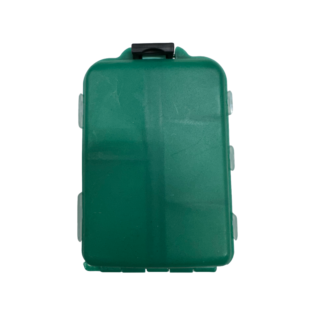 Small Snap Grid Pill Box Organizer Green