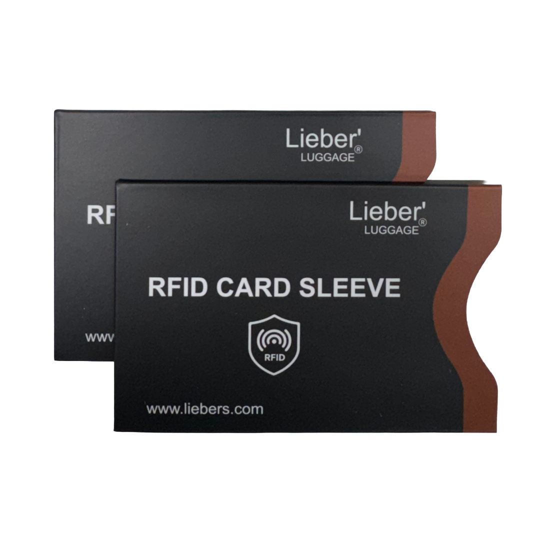 Lieber's Luggage 2-Pack RFID Blocking Credit Card Sleeves Lieber's Luggage
