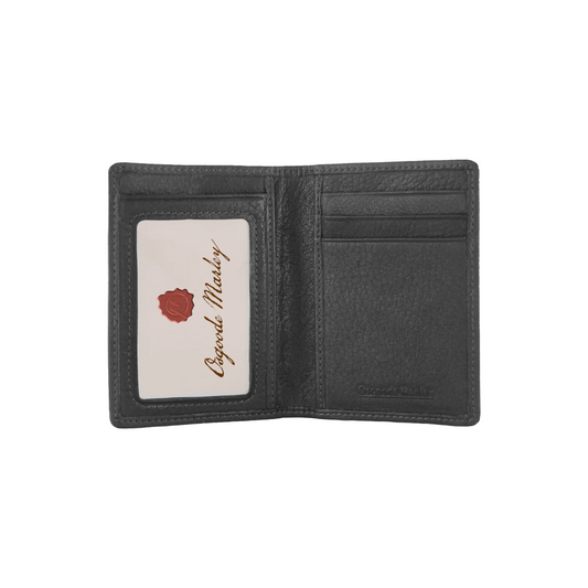 Osgoode Marley RFID ID Card Case Leather Wallet- 1220 Black