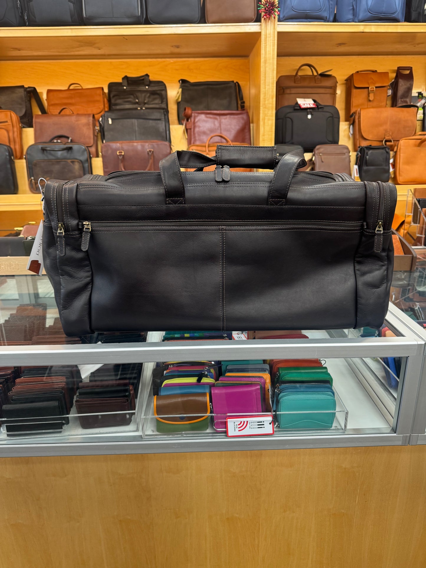 Dorado 25” Vaquetta Leather Duffel Bag Brown