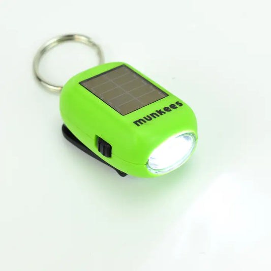 AceCampMini Solar Dynamo Led Flashlight- $15 Neon Green